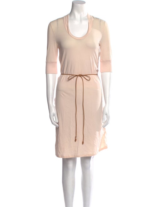 Brunello Cucinelli Scoop Neck Mini Dress