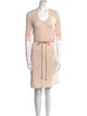 Brunello Cucinelli Scoop Neck Mini Dress
