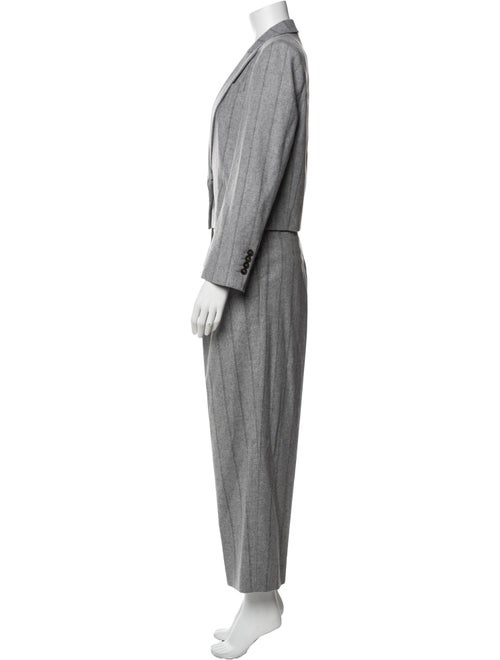 Brunello Cucinelli Virgin Wool Striped Pantsuit