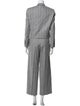 Brunello Cucinelli Virgin Wool Striped Pantsuit