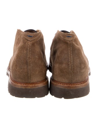 Brunello Cucinelli Suede Lace-Up Boots