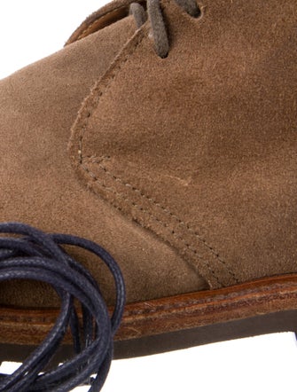 Brunello Cucinelli Suede Lace-Up Boots