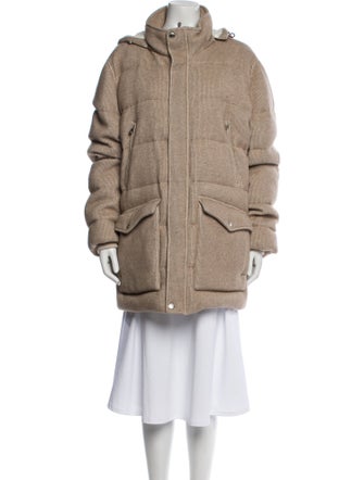 Brunello Cucinelli Nylon Faux Fur Coat