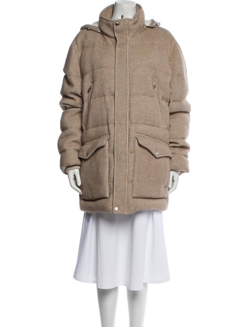 Brunello Cucinelli Nylon Faux Fur Coat