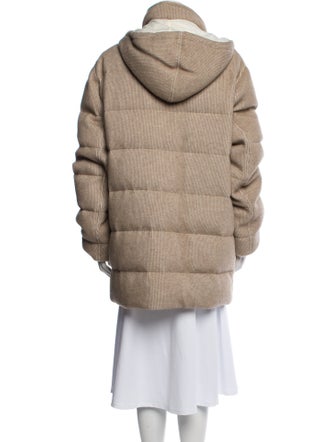 Brunello Cucinelli Nylon Faux Fur Coat