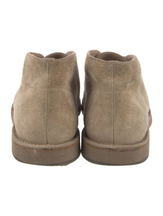 Brunello Cucinelli Suede Lace-Up Boots