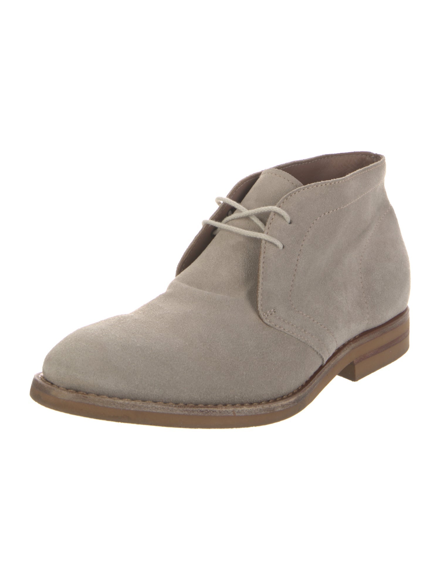 Brunello Cucinelli Suede Lace-Up Boots
