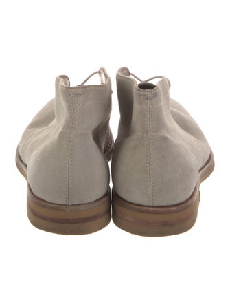 Brunello Cucinelli Suede Lace-Up Boots