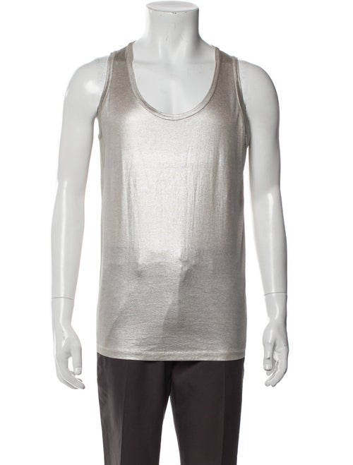 Brunello Cucinelli Scoop Neck Sleeveless T-Shirt