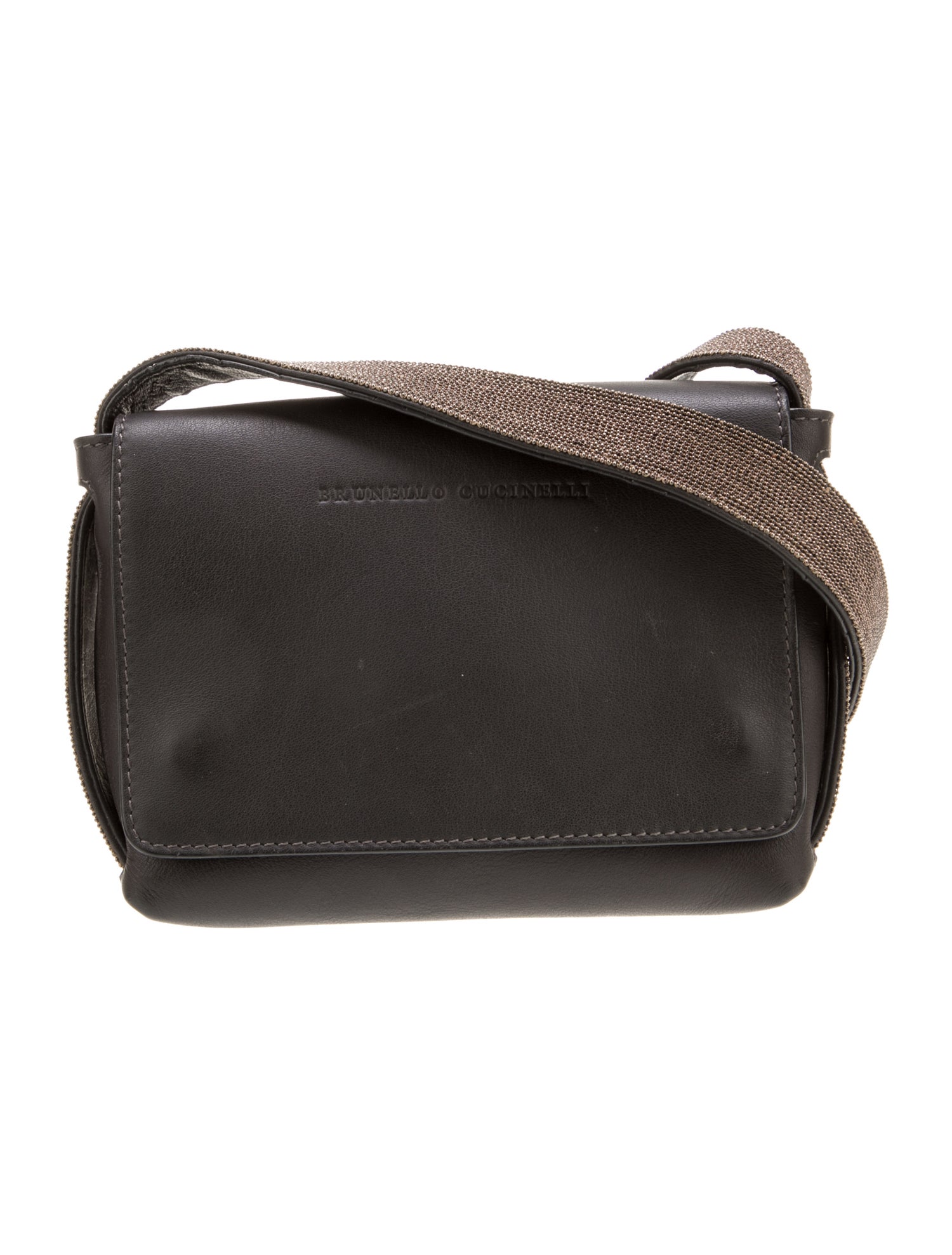 Brunello Cucinelli Leather Crossbody Bag