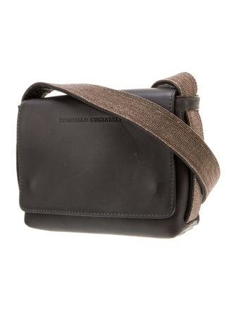 Brunello Cucinelli Leather Crossbody Bag