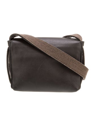 Brunello Cucinelli Leather Crossbody Bag