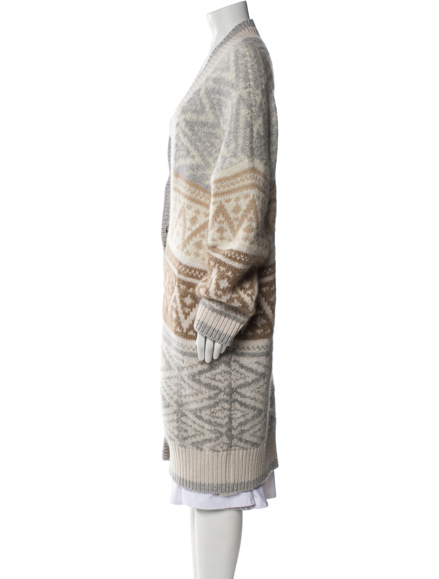 Brunello Cucinelli Cashmere Printed Coat