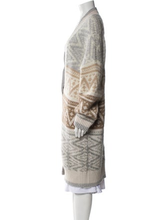 Brunello Cucinelli Cashmere Printed Coat