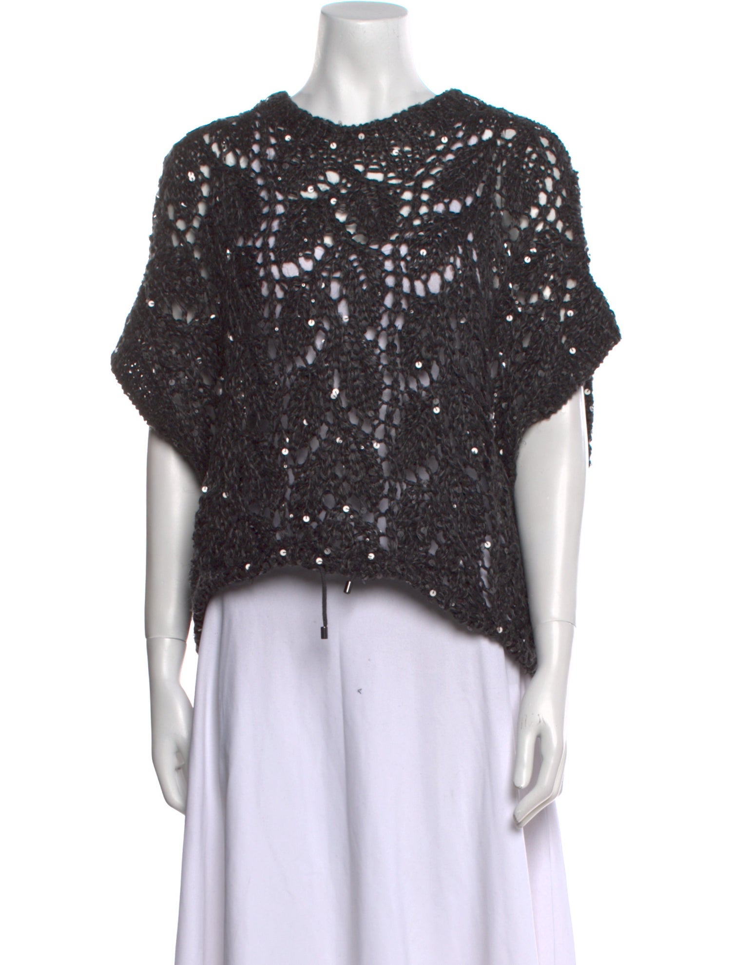 Brunello Cucinelli Linen Crew Neck Sweater