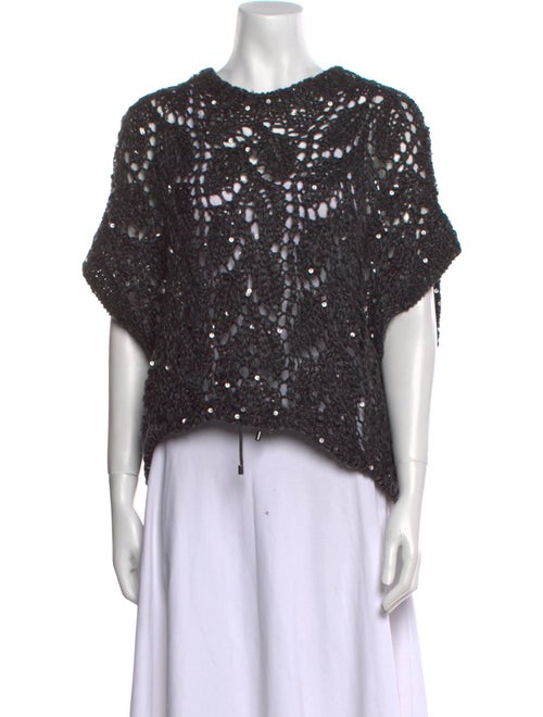 Brunello Cucinelli Linen Crew Neck Sweater