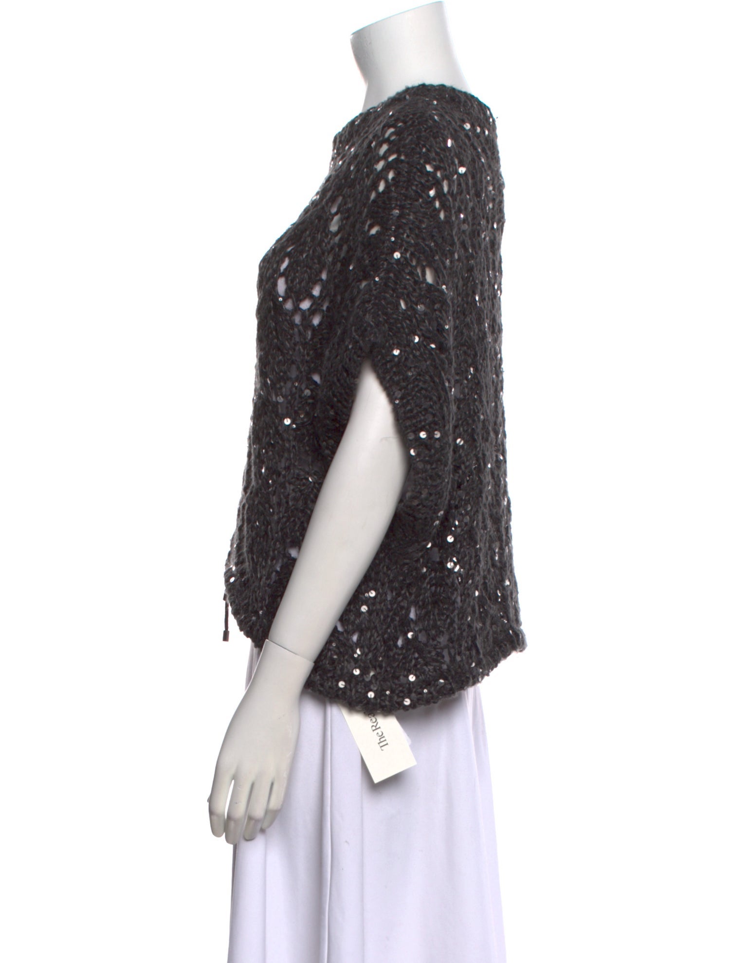 Brunello Cucinelli Linen Crew Neck Sweater