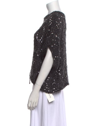 Brunello Cucinelli Linen Crew Neck Sweater