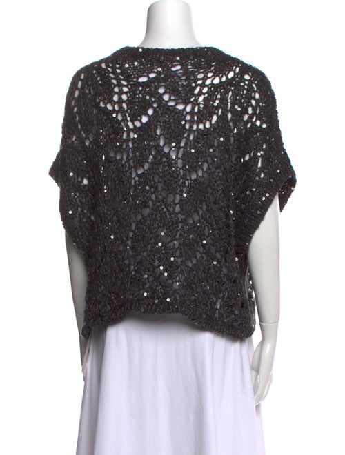 Brunello Cucinelli Linen Crew Neck Sweater