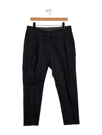 Brunello Cucinelli Mid-Rise Straight Leg Jeans