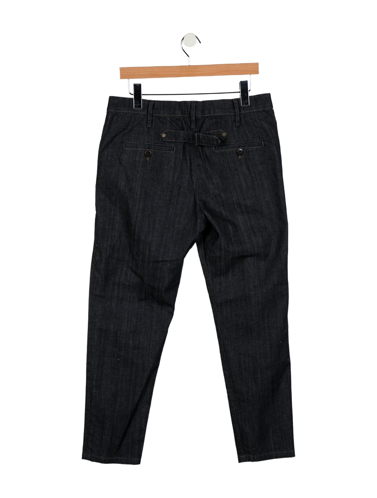 Brunello Cucinelli Mid-Rise Straight Leg Jeans