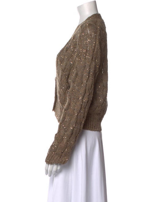 Brunello Cucinelli Silk V-Neck Sweater