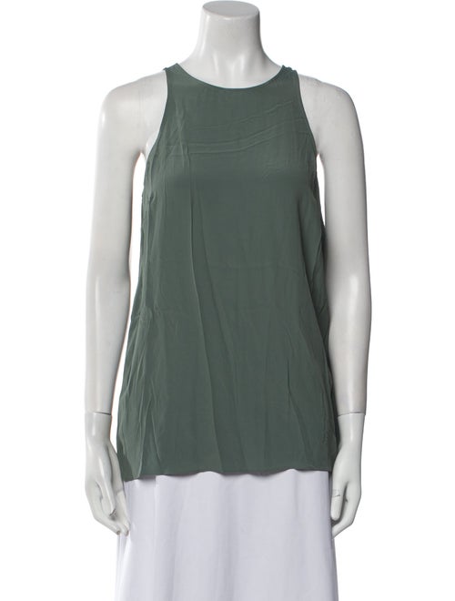 Brunello Cucinelli Scoop Neck Sleeveless Top