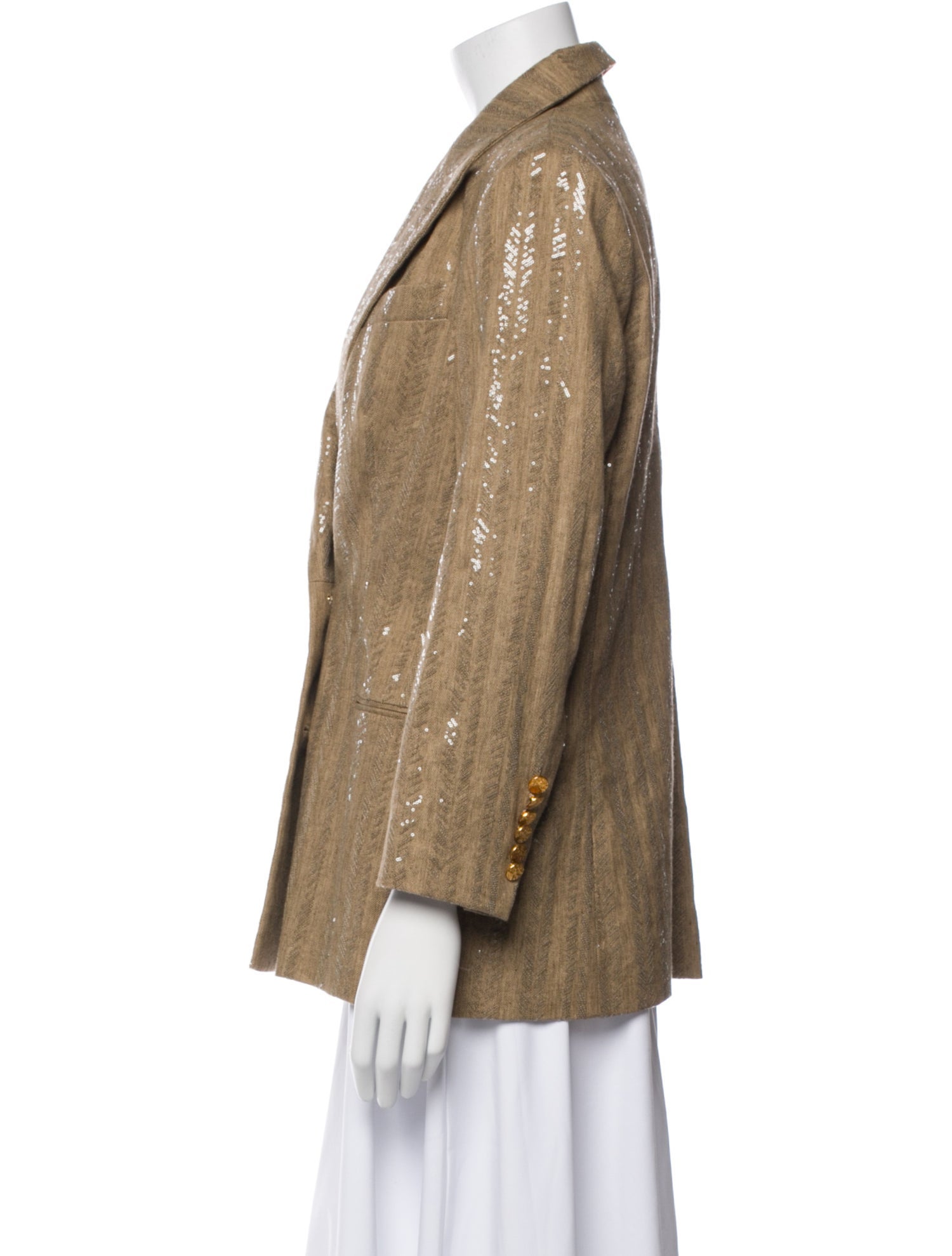 Brunello Cucinelli Striped Blazer w/ Tags