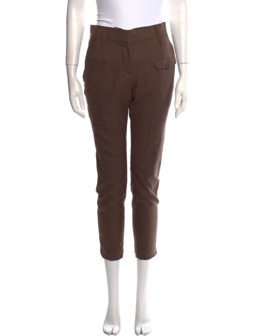 Brunello Cucinelli Virgin Wool Skinny Leg Pants