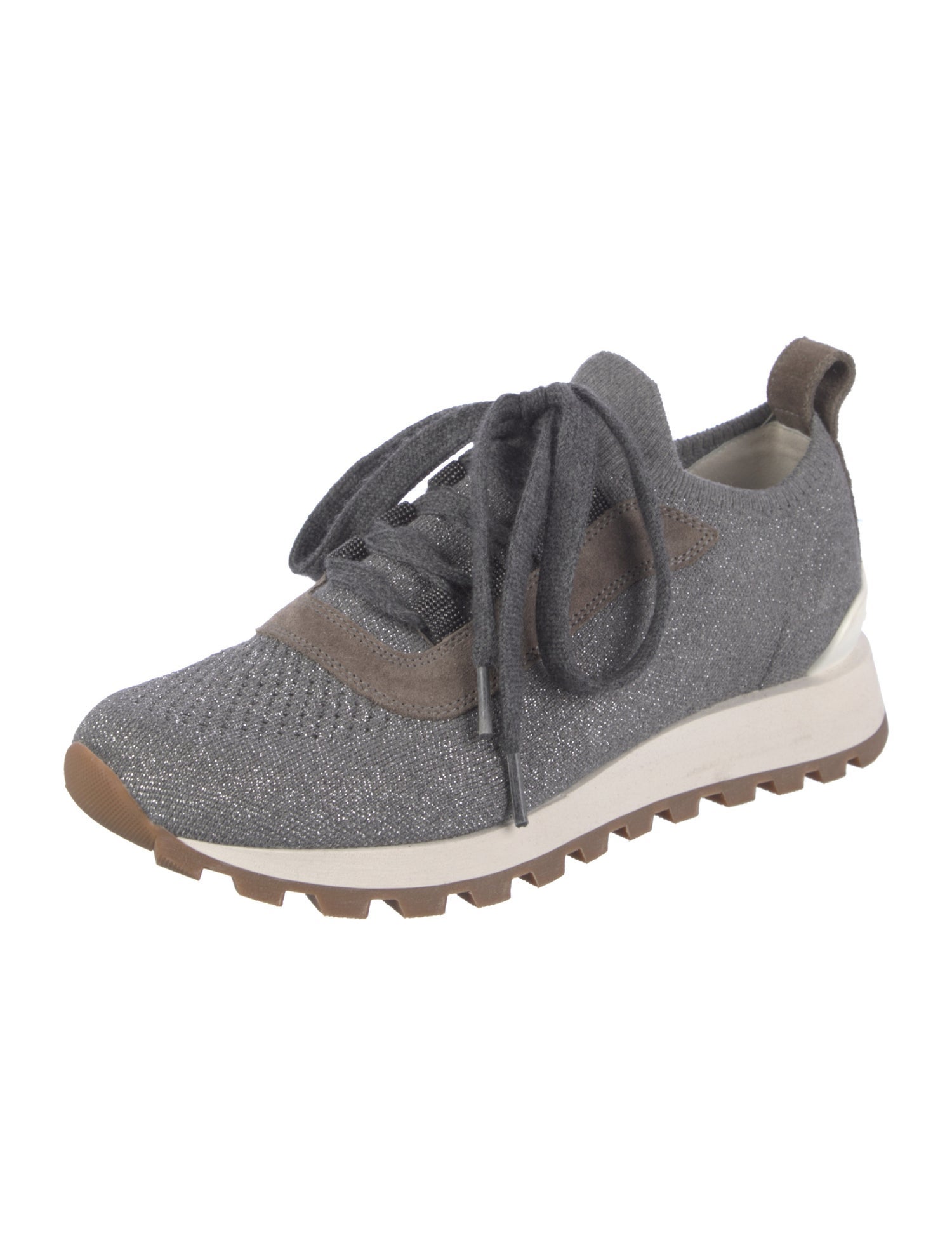 Brunello Cucinelli Glitter Accents Sneakers