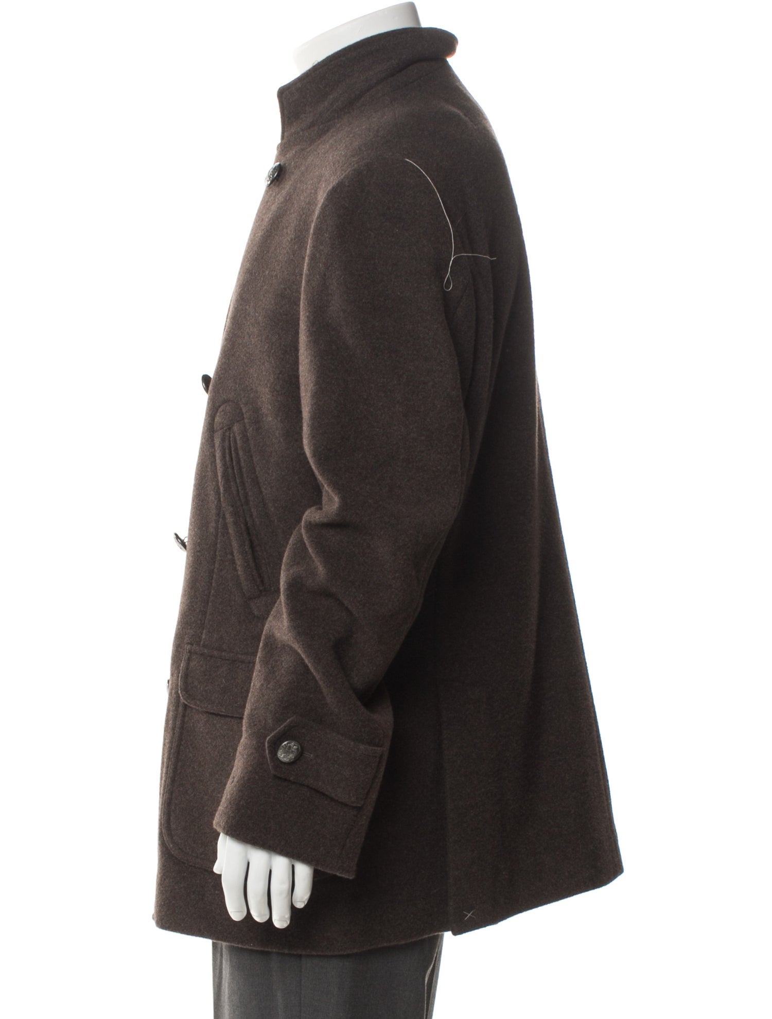 Brunello Cucinelli Virgin Wool Peacoat