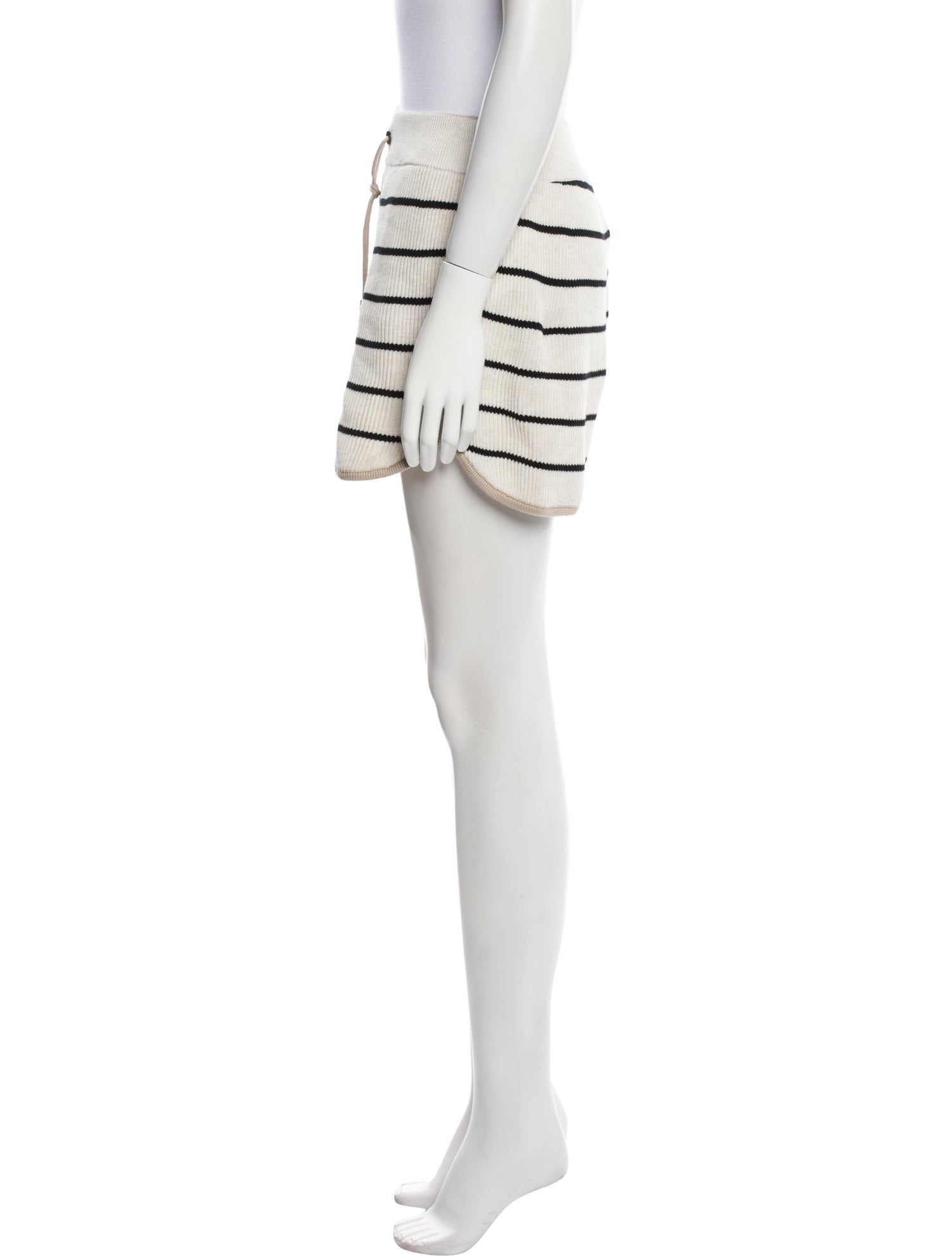 Brunello Cucinelli Striped Mini Shorts w/ Tags