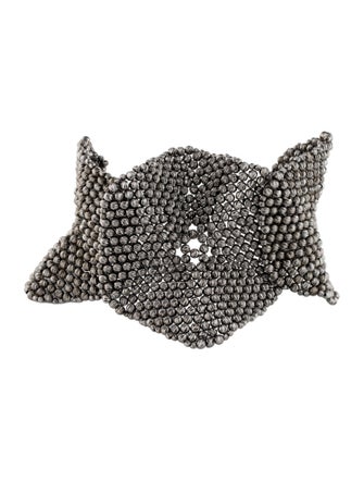 Brunello Cucinelli Flower Sculptured Bead Bracelet