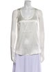 Brunello Cucinelli Silk Scoop Neck Top