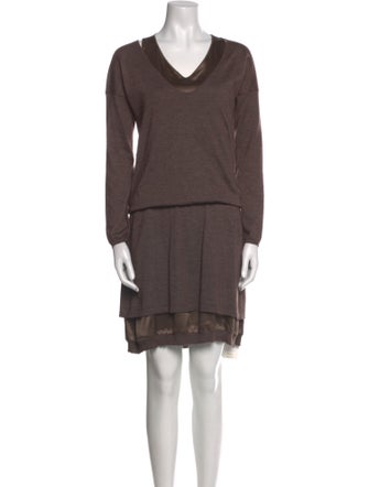 Brunello Cucinelli Cashmere Mini Dress