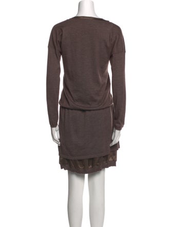 Brunello Cucinelli Cashmere Mini Dress