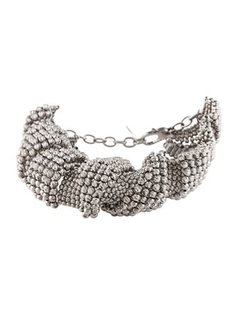 Brunello Cucinelli Sculptured Beaded Link Bracelet