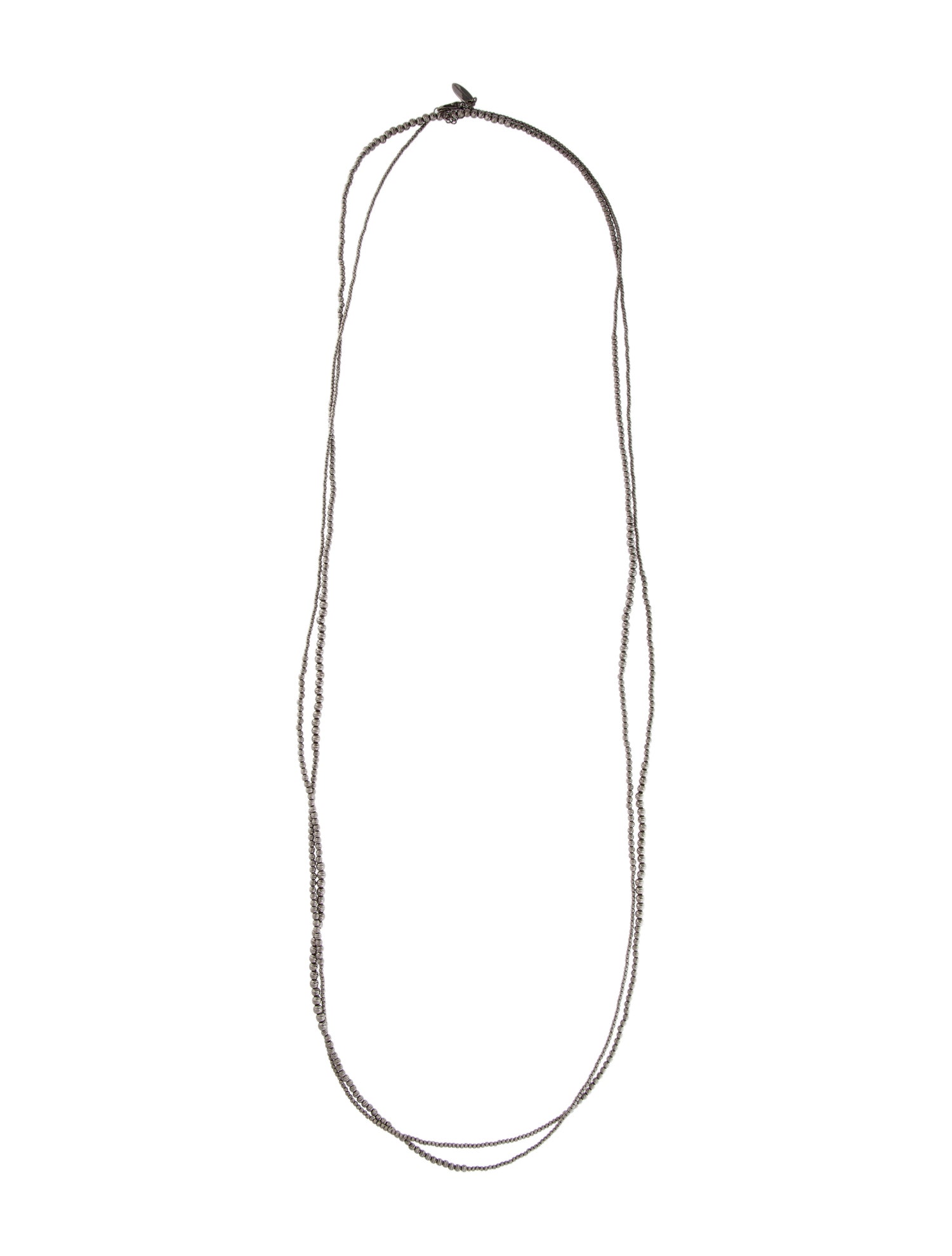 Brunello Cucinelli Beaded Double Strand Necklace