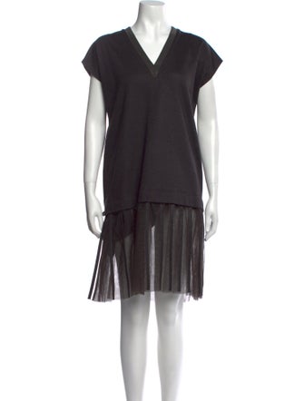 Brunello Cucinelli Wool Mini Dress
