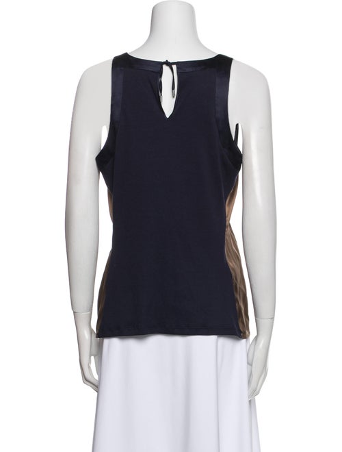 Brunello Cucinelli Scoop Neck Sleeveless Top
