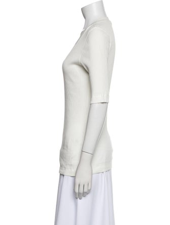 Brunello Cucinelli V-Neck Short Sleeve Top