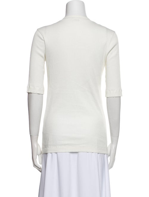 Brunello Cucinelli V-Neck Short Sleeve Top