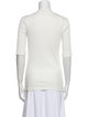 Brunello Cucinelli V-Neck Short Sleeve Top