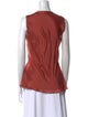 Brunello Cucinelli Silk Scoop Neck Top