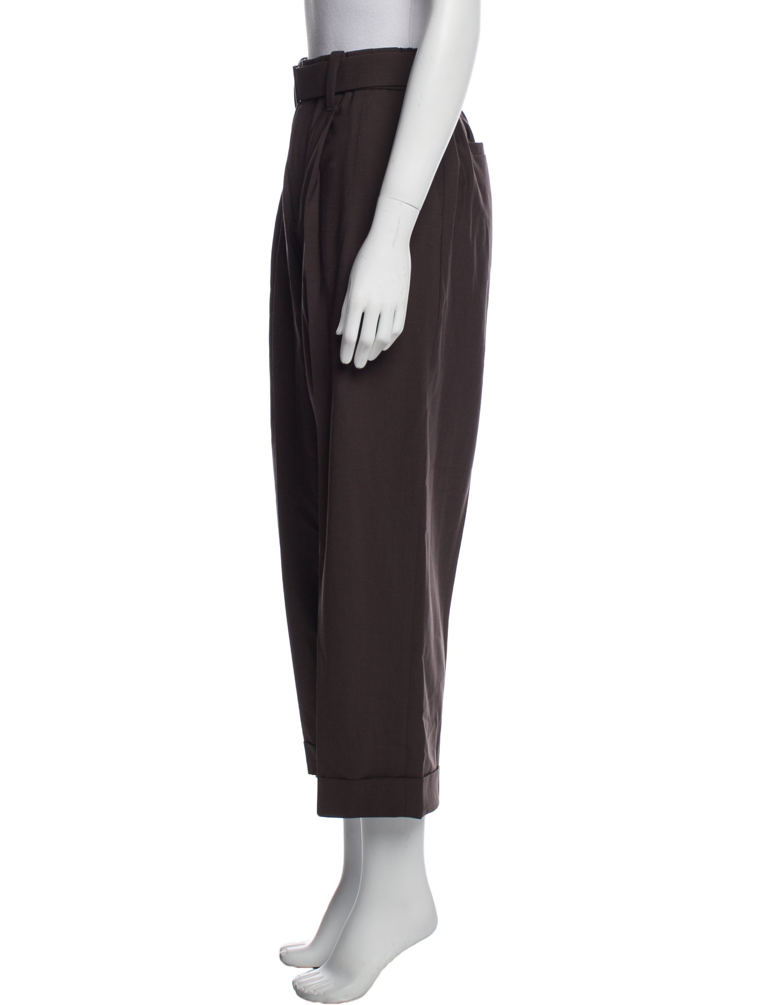 Brunello Cucinelli Virgin Wool Wide Leg Pants