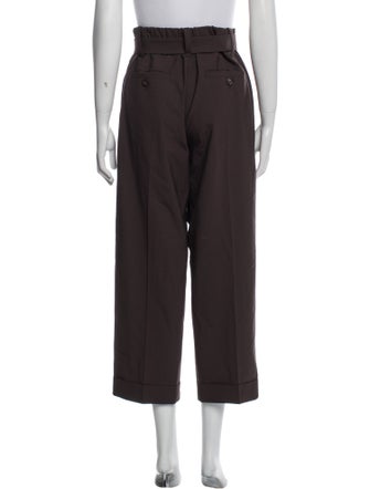 Brunello Cucinelli Virgin Wool Wide Leg Pants