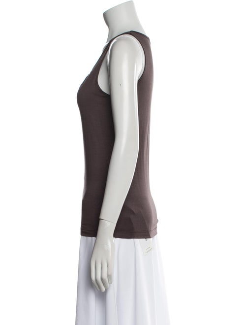 Brunello Cucinelli Silk V-Neck Top