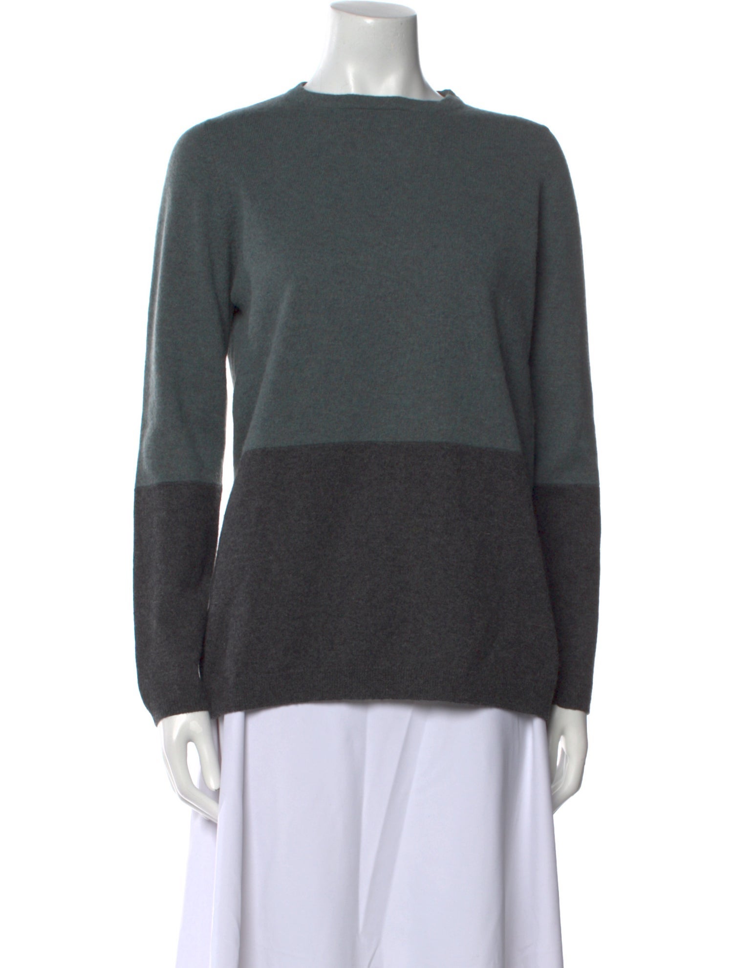 Brunello Cucinelli Cashmere Colorblock Pattern Sweater