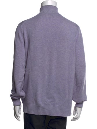 Brunello Cucinelli Cashmere Mock Neck Polo Sweater