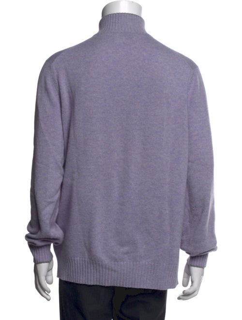 Brunello Cucinelli Cashmere Mock Neck Polo Sweater
